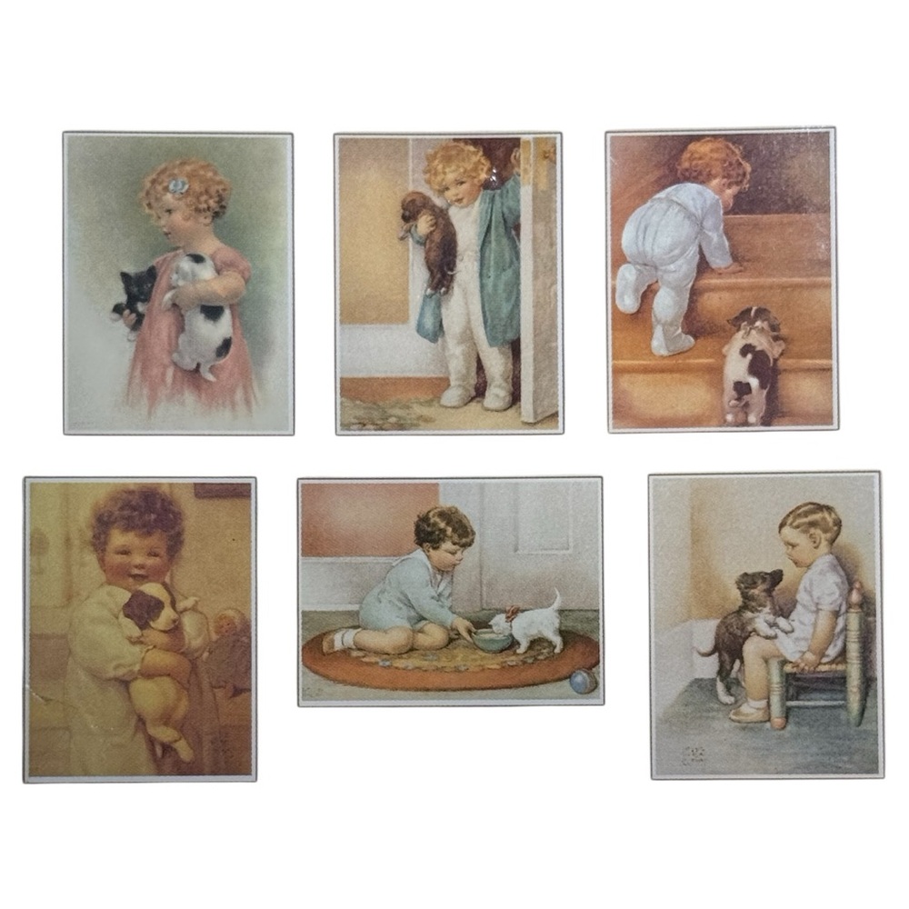 Dearest Ones Vintage Notecards by Bessie Gutmann – Set of 6 w/ Envelopes 1995